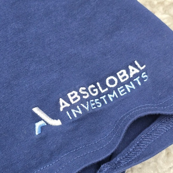 Holderness Bourne Polo Shirt Mens Large Blue‎ Tailored Fit Short Sleeve Pullover - Picture 5 of 10